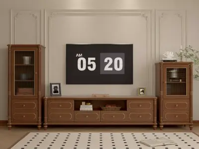 TV cabinet 3D model get