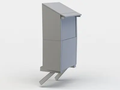 House oriel Low-poly 3D model