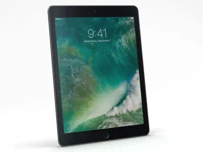 Apple iPad 9-7 2017 All Color Low-poly 3D model