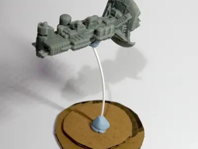 Space Freighter Cauldron 3D print model