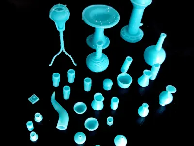 Jabbas Throne Room - Set 3b - Attributes 1-18 scale Kenner 3D print model