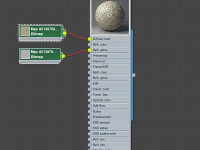 Terrazzo material 0412 seamless color 2 Texture