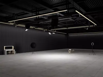 Hangar Photo Studio interior scene 3D model