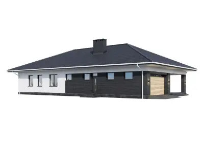 Modern V159 with BLENDER file 3D model