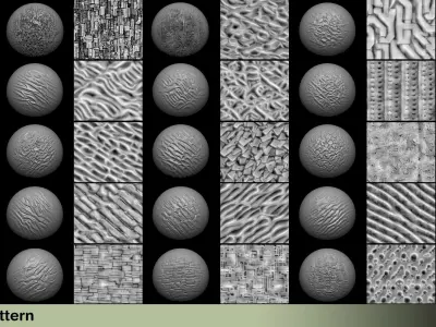 More than 60 Alpha pattern Vol 3 scifi Texture