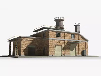 Factory xx12 Low-poly 3D model purchase