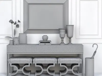 Katherine Pooley Credenza Bufetera 3D model