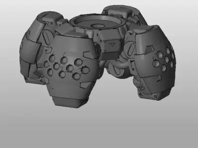 CHIBI-TECH SD - RIOT CHASSIS  3D print model