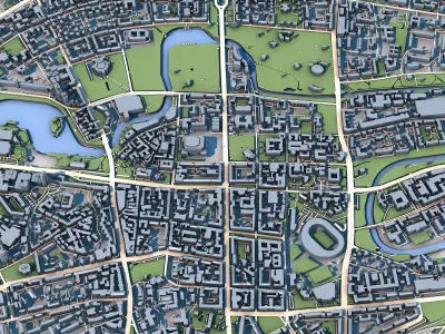 Minsk City Belarus 3D model