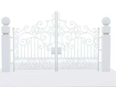 Entrance gate 3D 3D print model