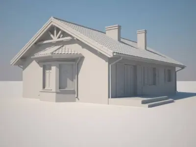 Family house 02 3D model