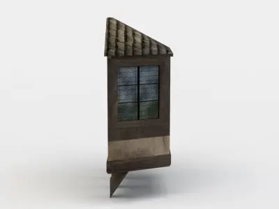 House oriel Low-poly 3D model