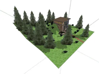 Creative Design-Holiday Cabin-0127 3D model