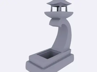 Japanese Pagoda 3D print model