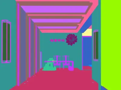 Business Restaurant - Coffee - Banquet  01 3D model