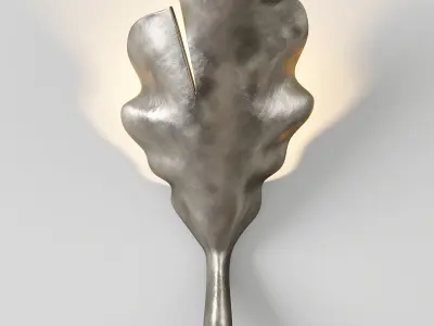Maison gerard Marc Bankowsky New Leaf sconce Low-poly 3D model