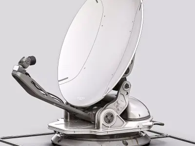 Sci-Fi Satellite Antenna 3D model