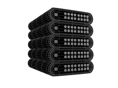 Power Storage Machine Icon v1 002 Low-poly 3D model