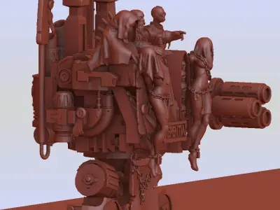 Inquisi K and His Party Throne 3D print model