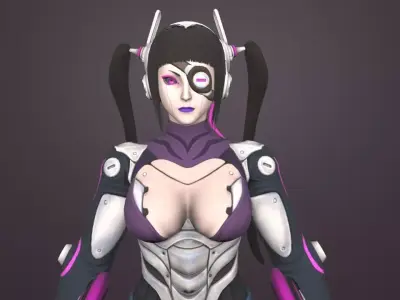 mecha juri 3D model