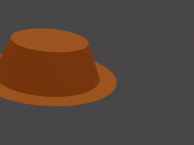 Classical Cowboy Hat  3D model