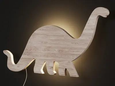 Rexy Kids Lamp for wall 3D model
