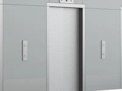 Elevator Doors 3D Model 3D model