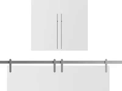 crownlab Sliding doors 3D model