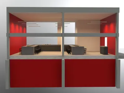 Kaiten Sushi Bar 3D model