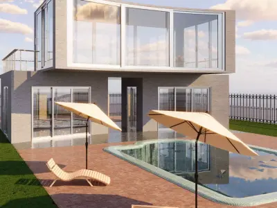 3D Villa 3D model purchase