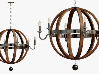 Chandelier Burrel  3D model