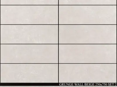Peronda Grunge Wall Beige 250x750 Set 2 3D model