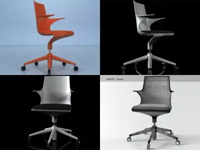 Spoon Chair 3D model