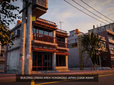 BUILDING URBAN AREA HONGKONG JAPAN CHINA ASIAN PACK