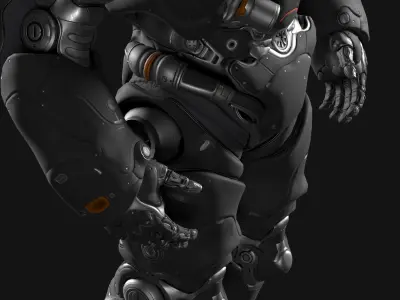  Combat Suit 04 - Backpack - Dark 