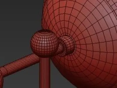Gold Balls 3D model