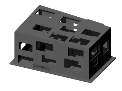 House N Sou Fujimoto 3D model