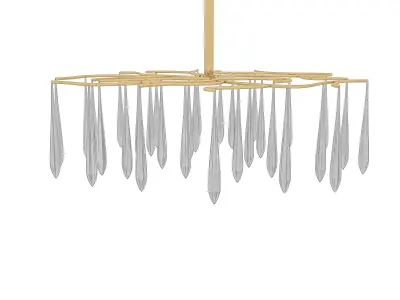 ceiling modern chandelier 3D model