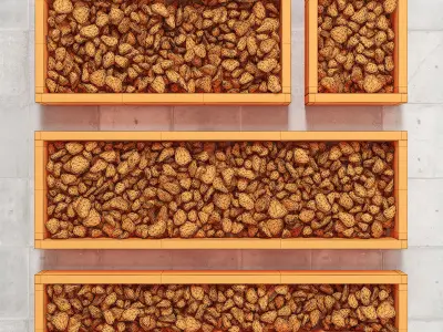 Pebble color form  3D model