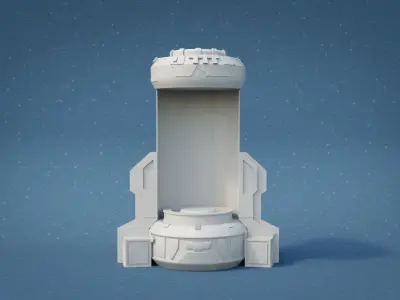 Fusion Capsule Low-poly 3D model
