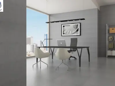 the boss office 3D model