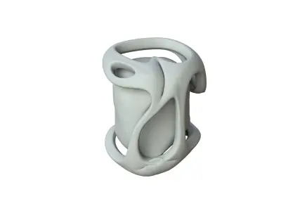SciFi Shape Object Low Poly Low-poly 3D model 18