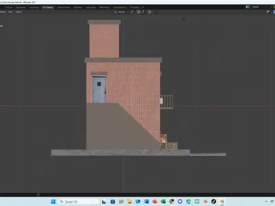 House Low-poly 3D model