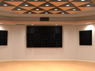  Empty Recording Studio Interior 