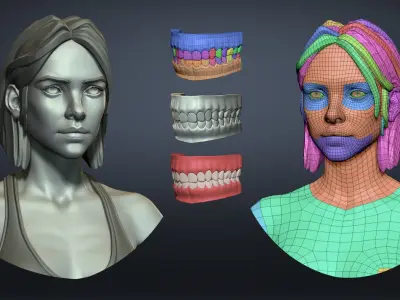 Female Basemesh - Sources Bundle