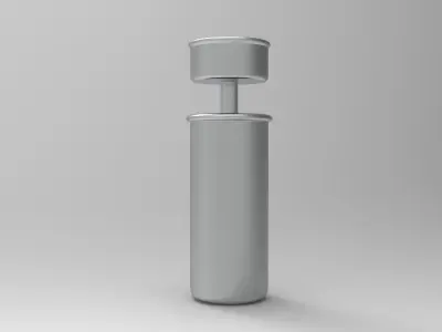 Floor Ashtray Low-poly 3D model