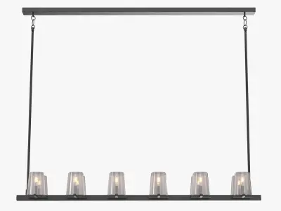 Pauillac Linear Chandelier 60 3D model