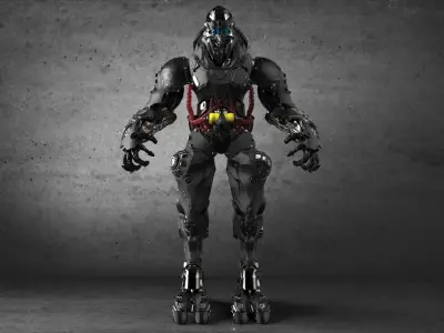 Sci-Fi Robot 3D model