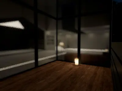 Modern House Low-poly 3D model