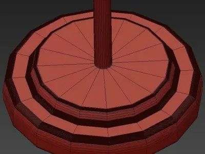 Diesel lamp 3D model